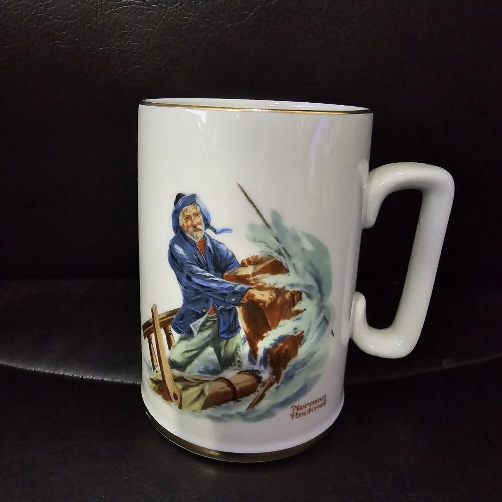 Set of 3 Norman Rockwell Mugs